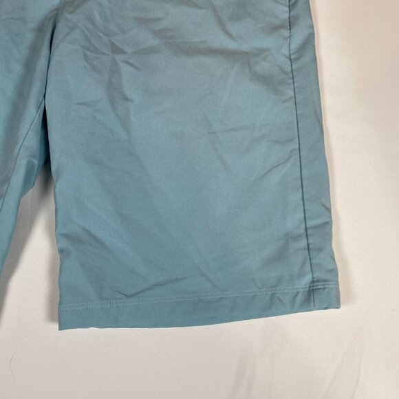 Hurley x Nike Dri-Fit Flat Front Men's Shorts 32 Blue Polyester Blend - Picture 2 of 6